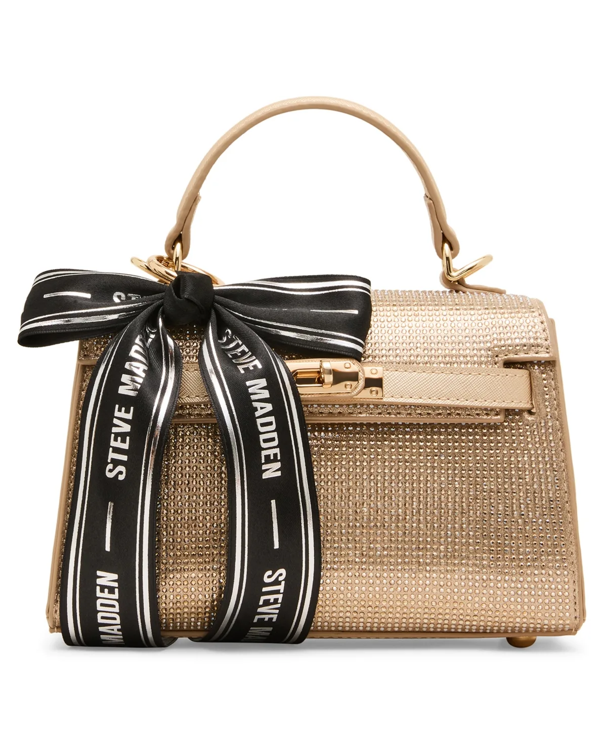 Signifi Faux Leather Crossbody Bow Satchel by Steve Madden