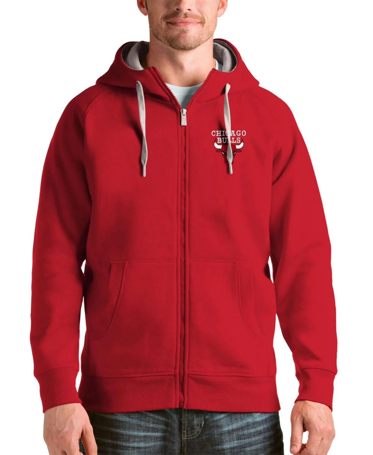 Chicago Bulls Logo Victory Full-Zip Hoodie