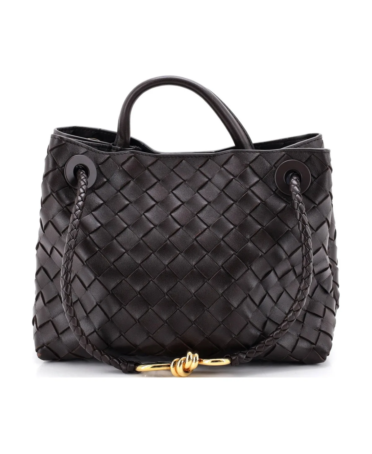 Pre-Owned Small Andiamo Top Handle Bag Intrecciato Nappa