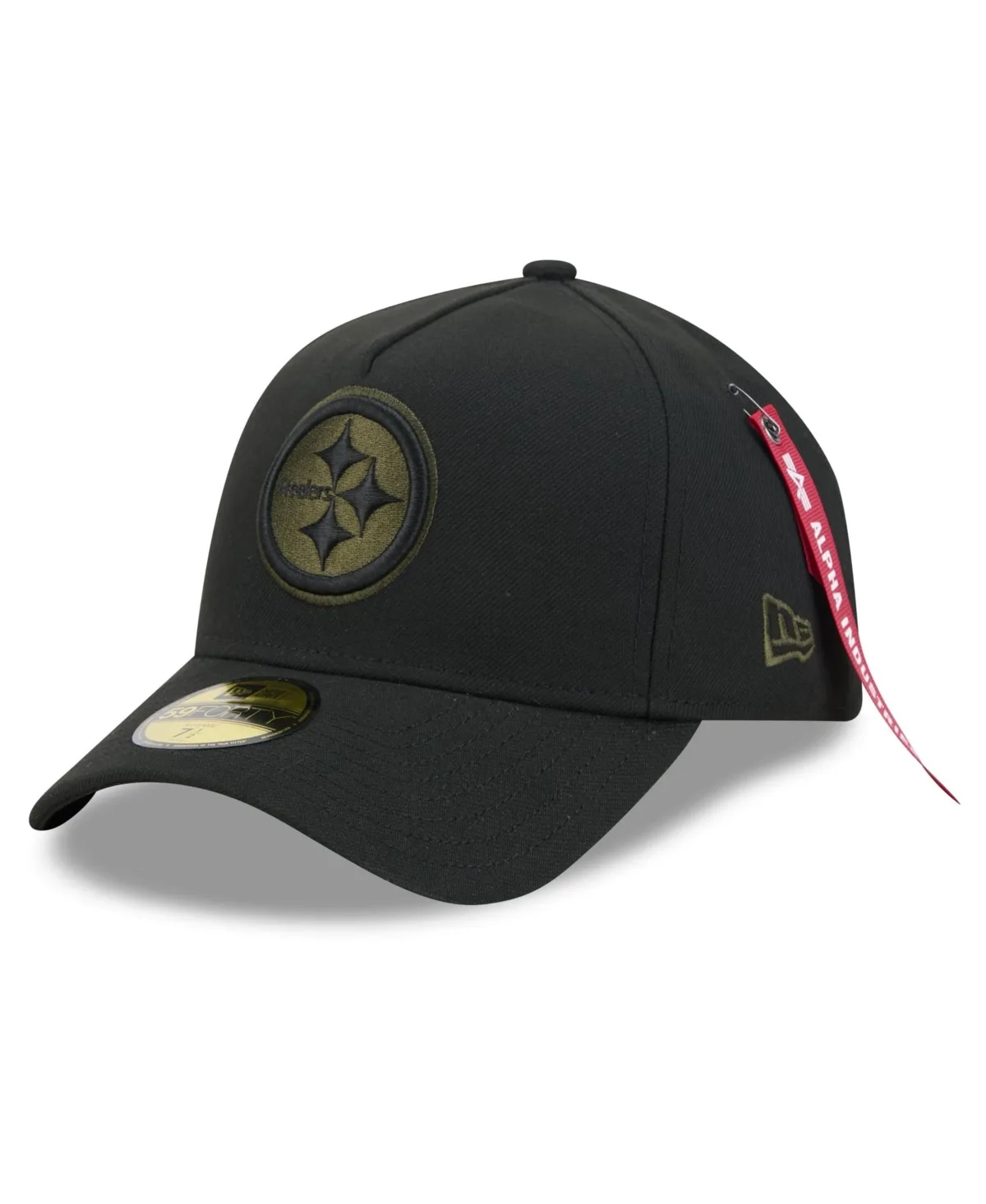 New Era x Alpha Industries Pittsburgh Steelers A-Frame 59FORTY Fitted Hat by New Era