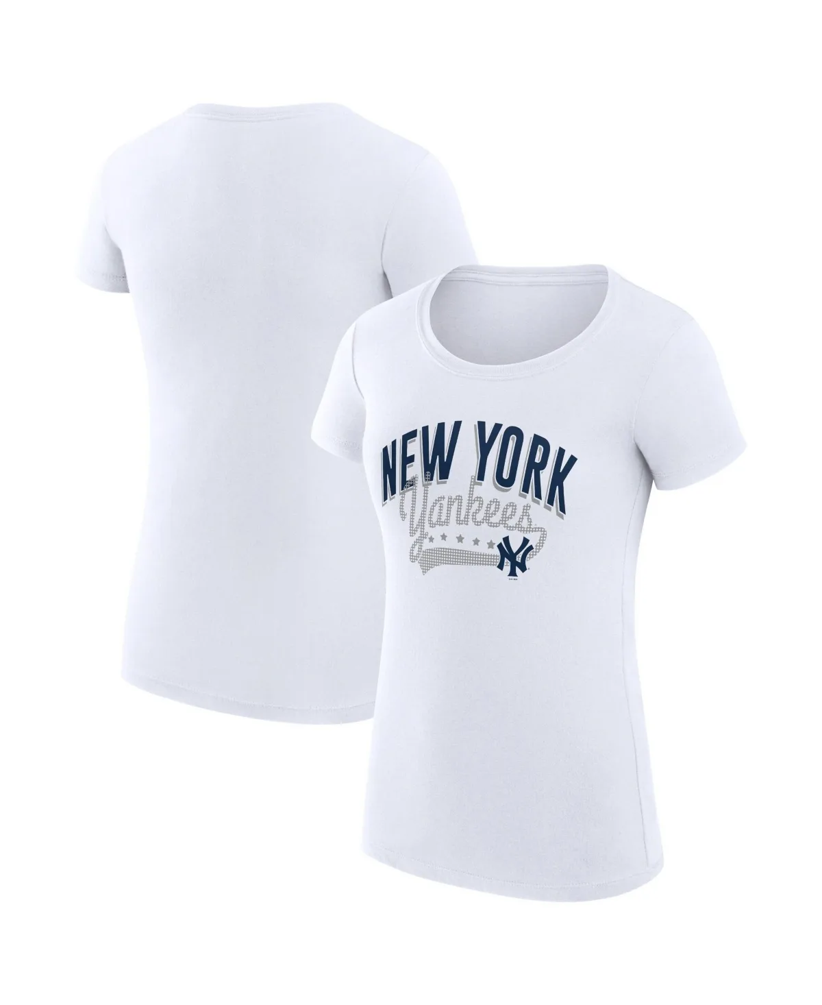 New York Yankees Super-Slim Fit Lightweight Filigree Team T-Shirt