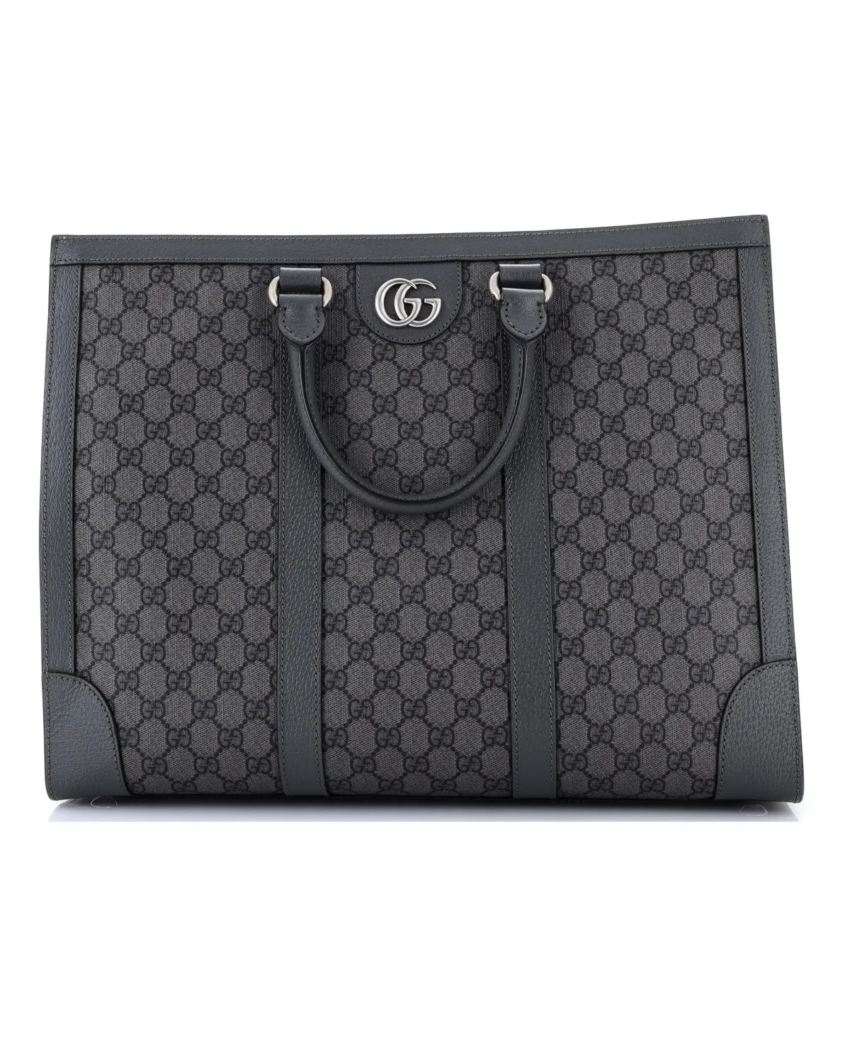 Pre-Owned Large Ophidia Convertible Open Tote Gg Coated Canvas