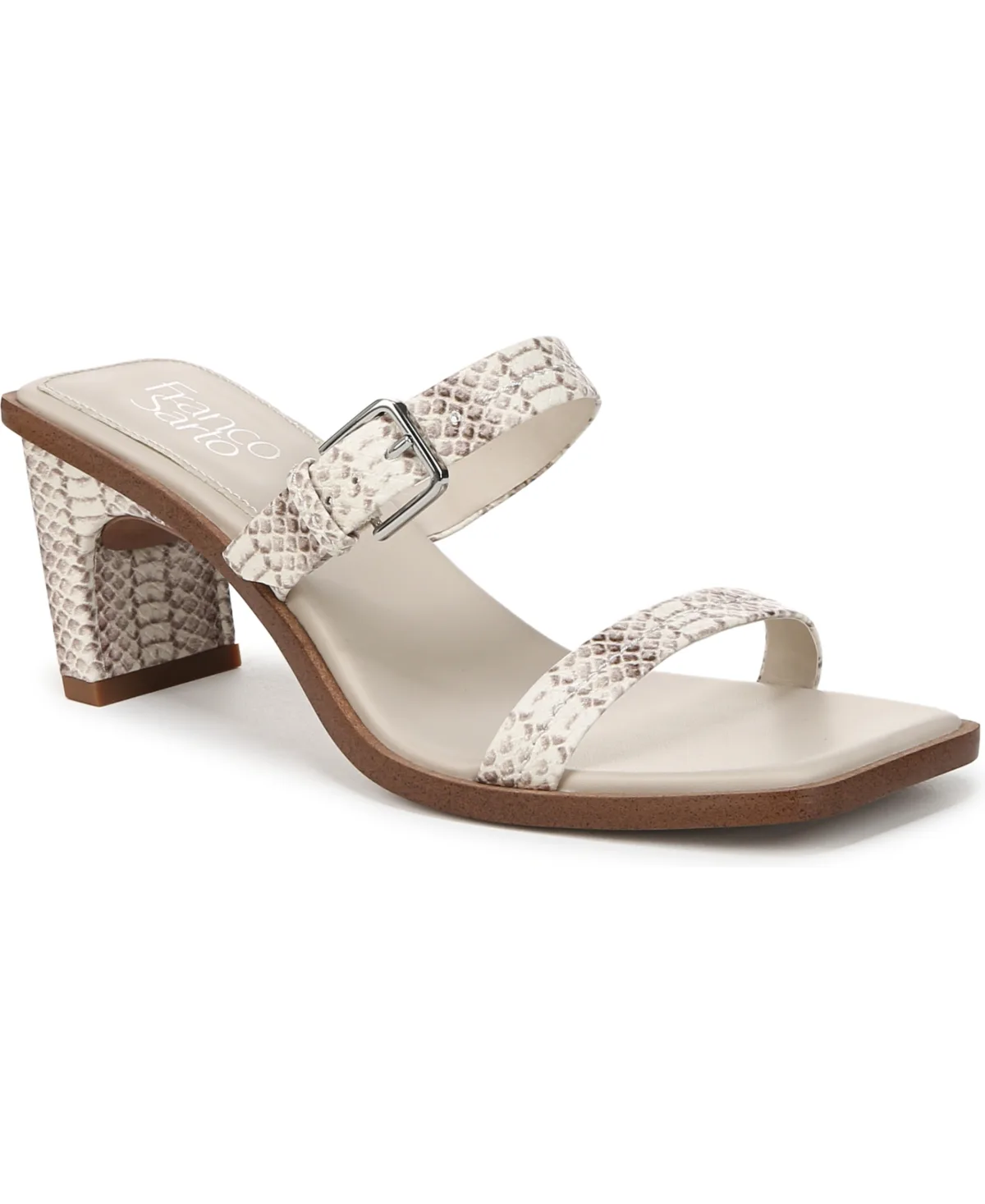Frenza Open Square Toe Slide Dress Sandals by Franco Sarto