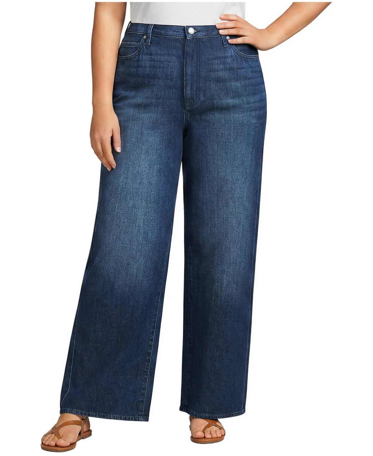 Mid Rise Baggy Jeans
