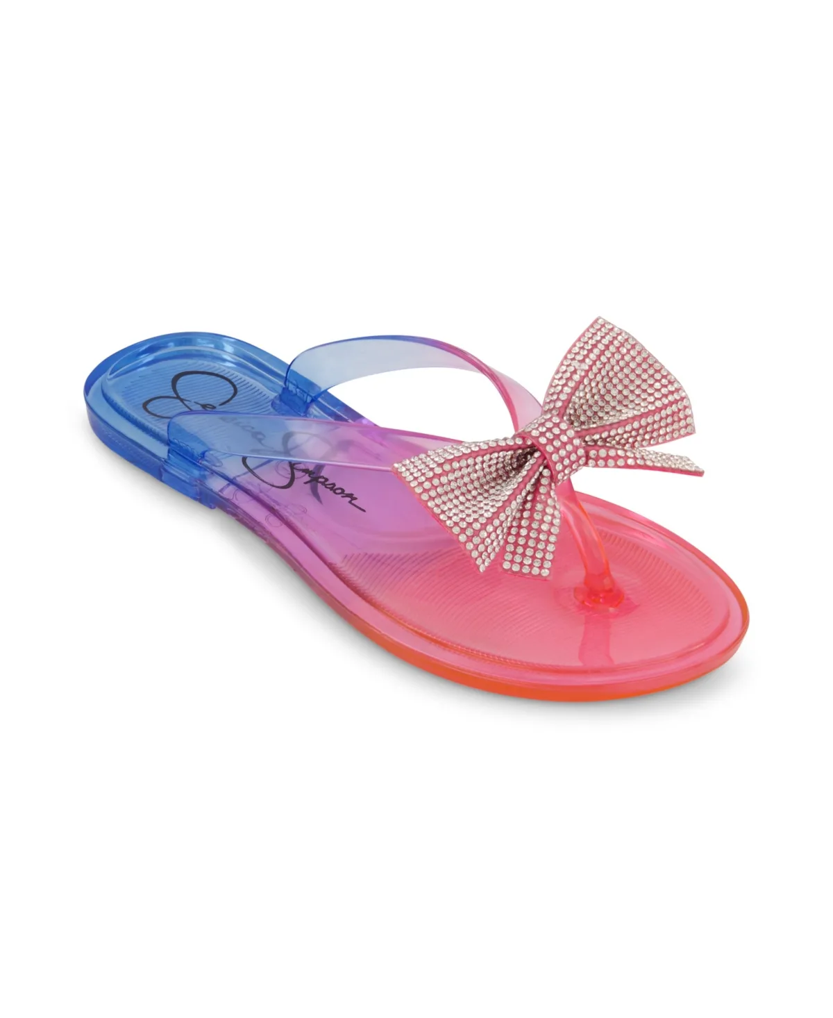 Jelly Bow Slip on Sandals by Jessica Simpson