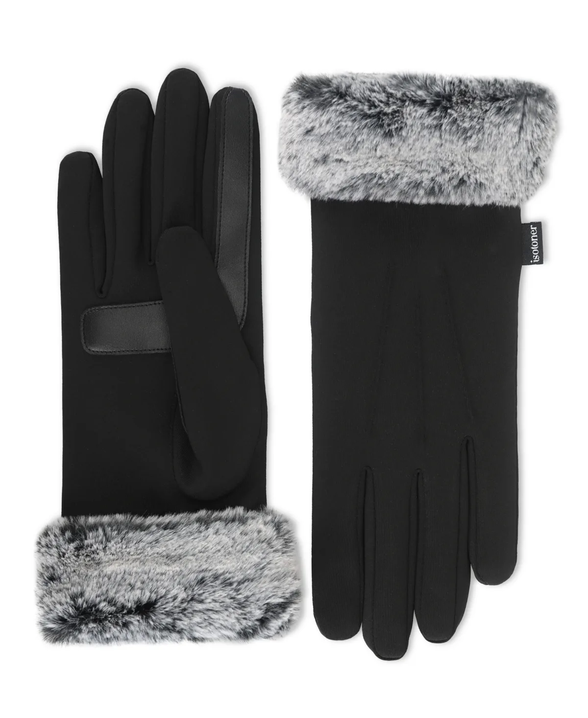 Signature Premium Tipped Cuff Spandex Gloves by Isotoner Signature