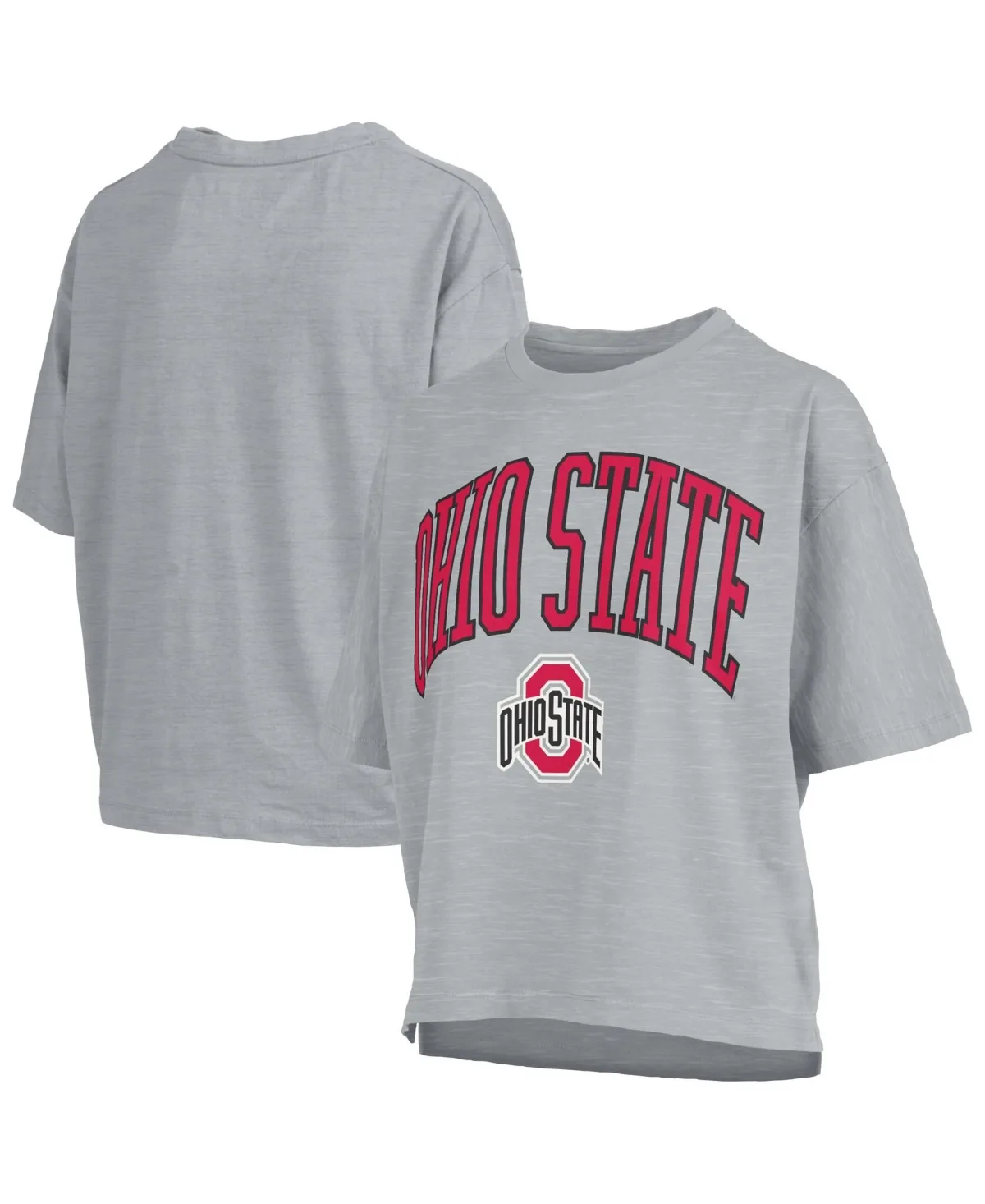 Ohio State Buckeyes Oversized Nelson Arch Over Logo Slub T-Shirt