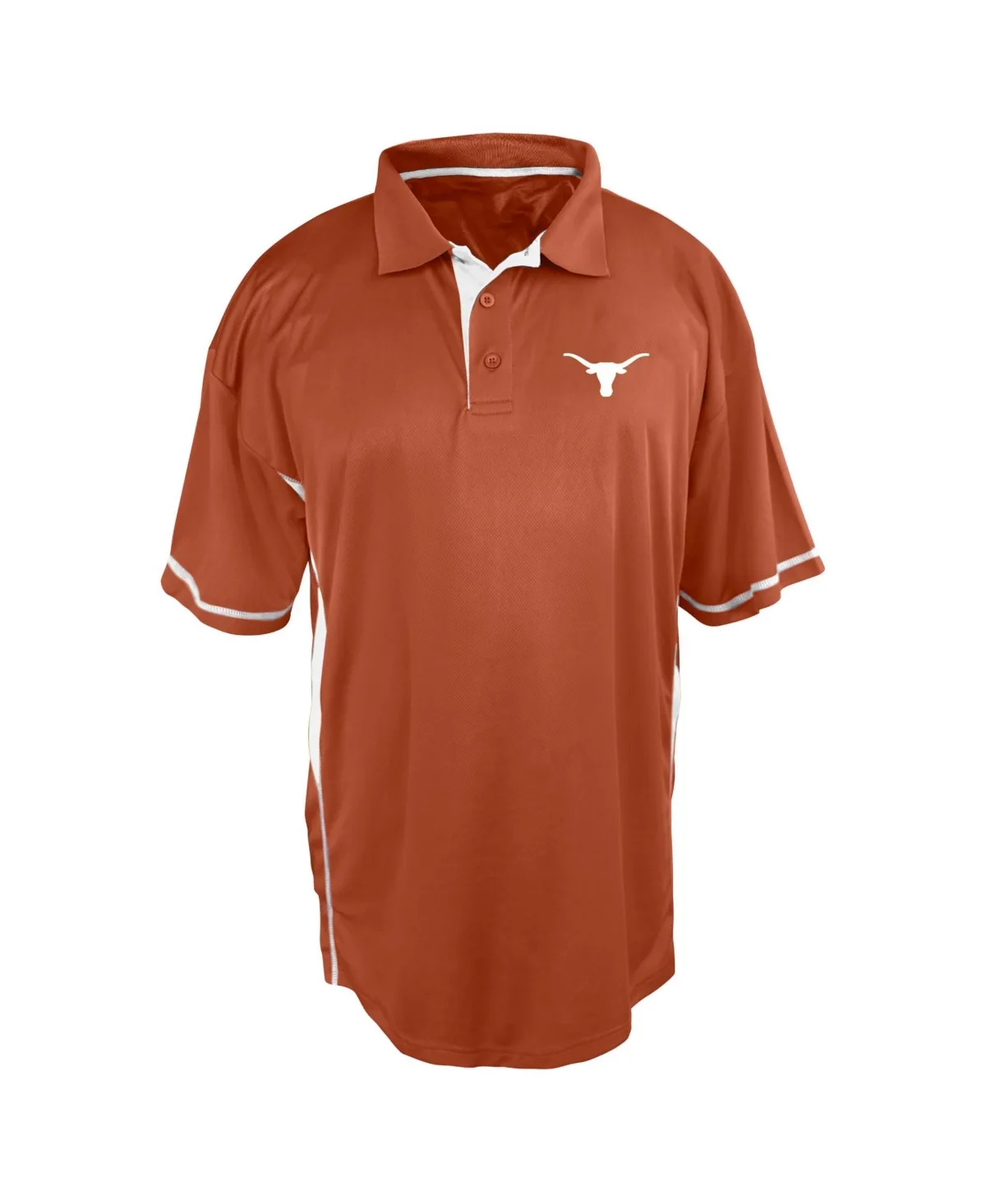 Texas Longhorns Big Tall Color Block Panel Polo Shirt