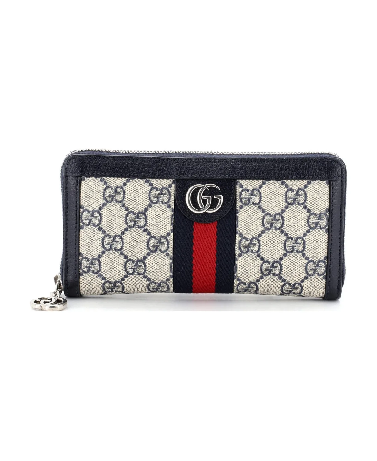 Pre-Owned Gucci Ophidia Zip Around Wallet Gg Coated Canvas by Gucci