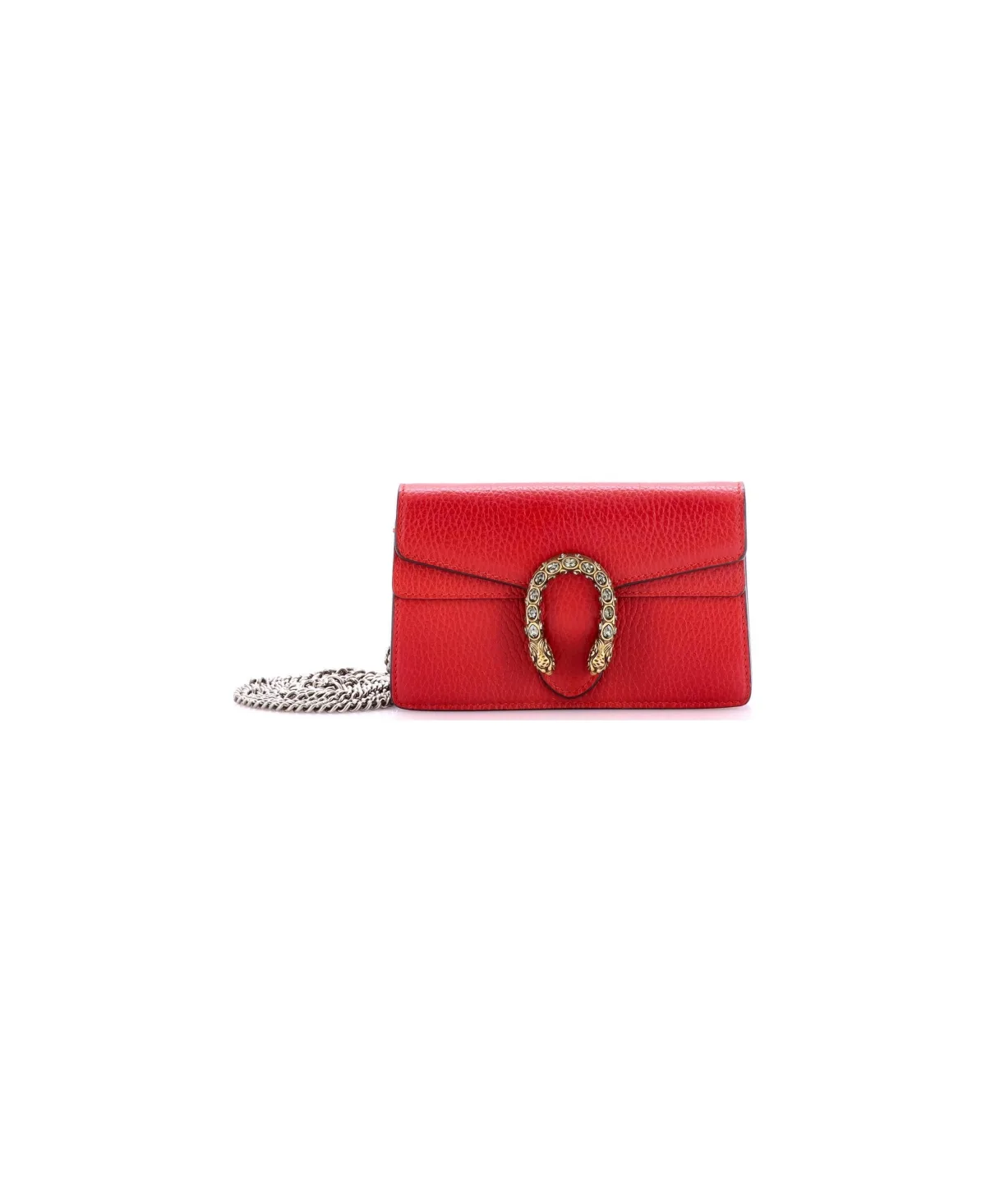 Pre-Owned Gucci Super Mini Dionysus Bag Leather by Gucci
