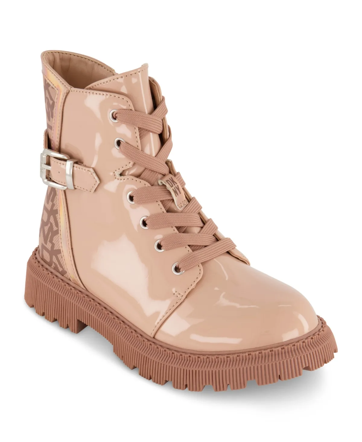 All Over Logo Moto Boots by DKNY