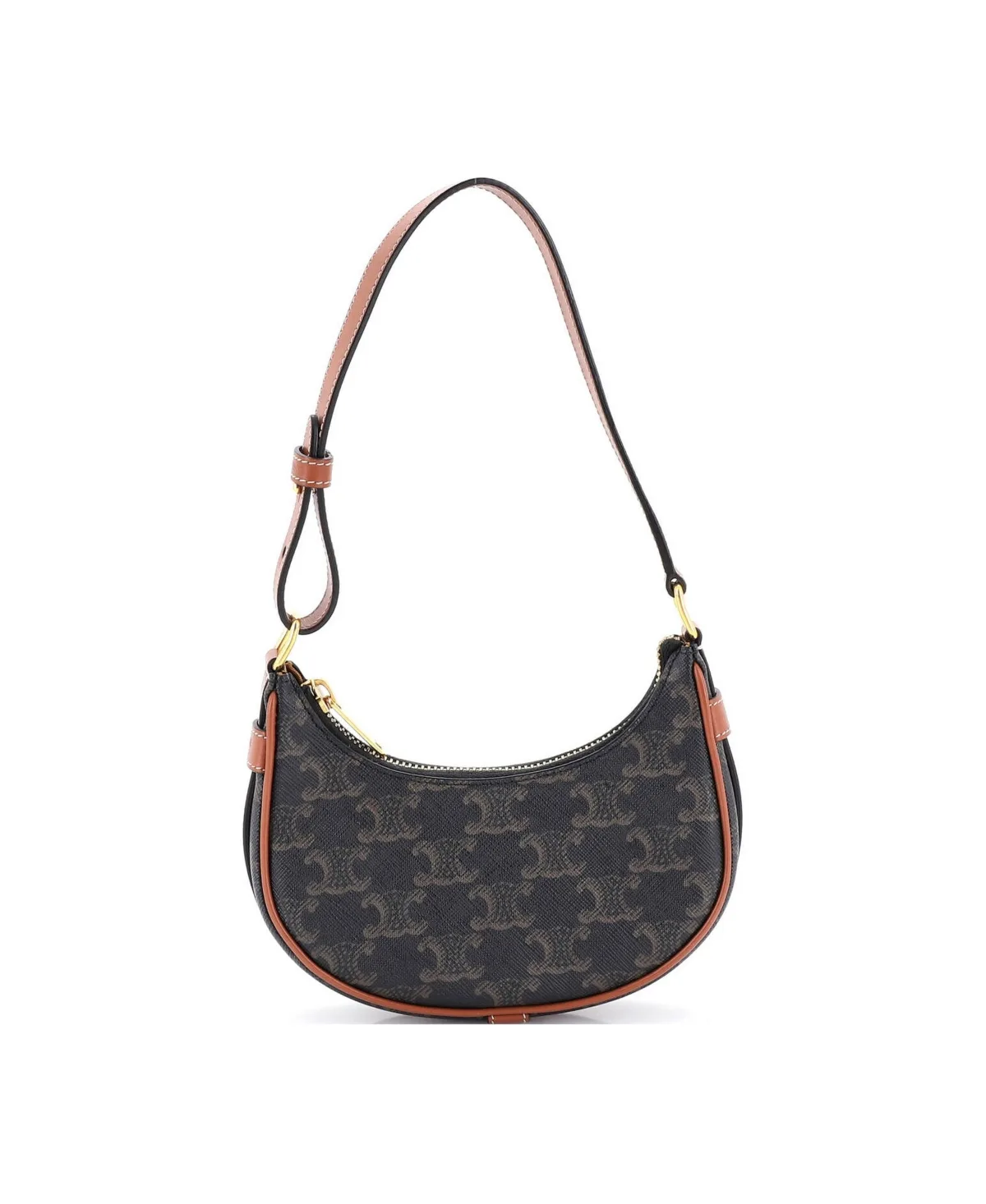 Pre-Owned Celine Mini Ava Bag Triomphe Coated Canvas by Celine
