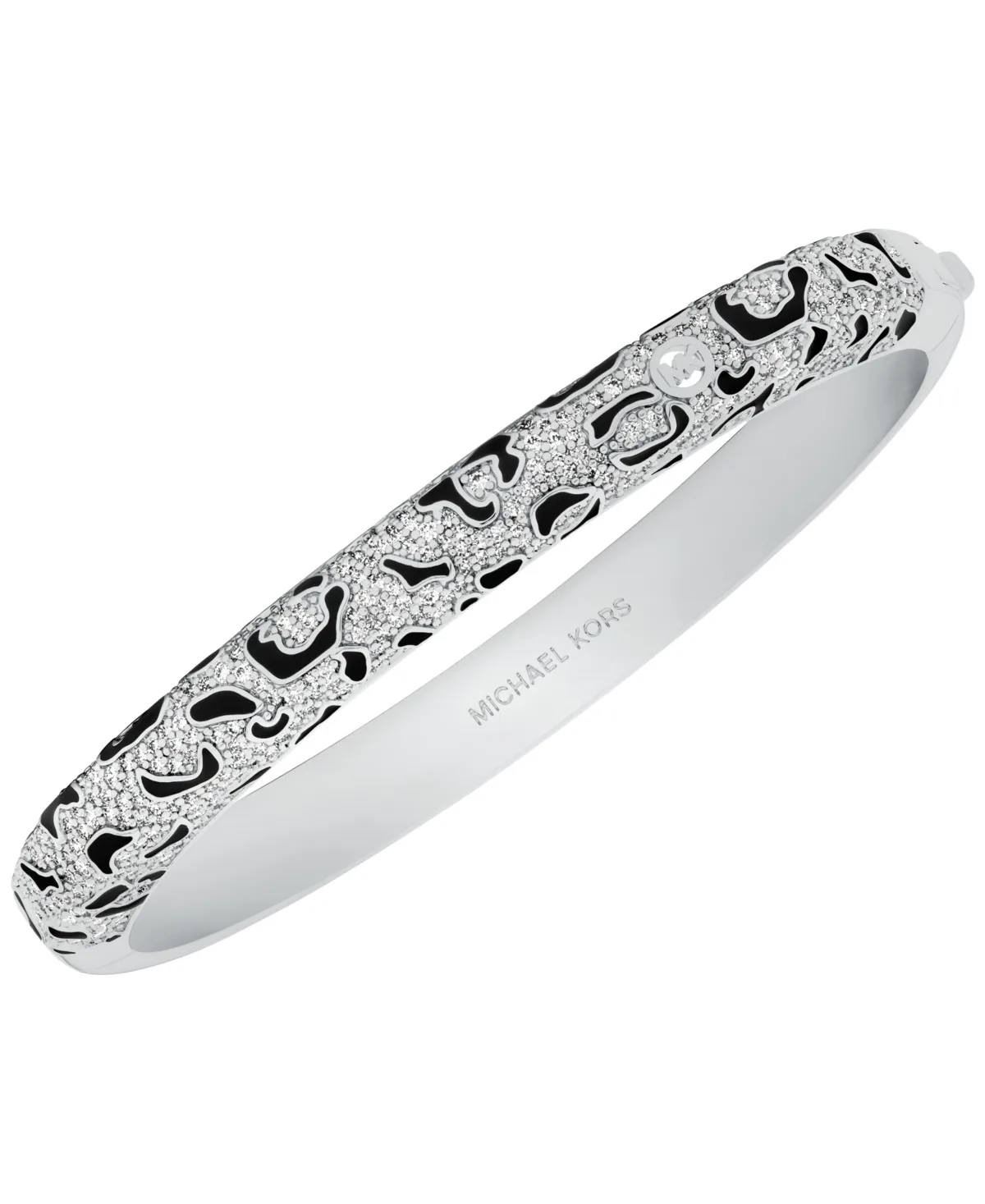 Pave Leopard Bangle Bracelet