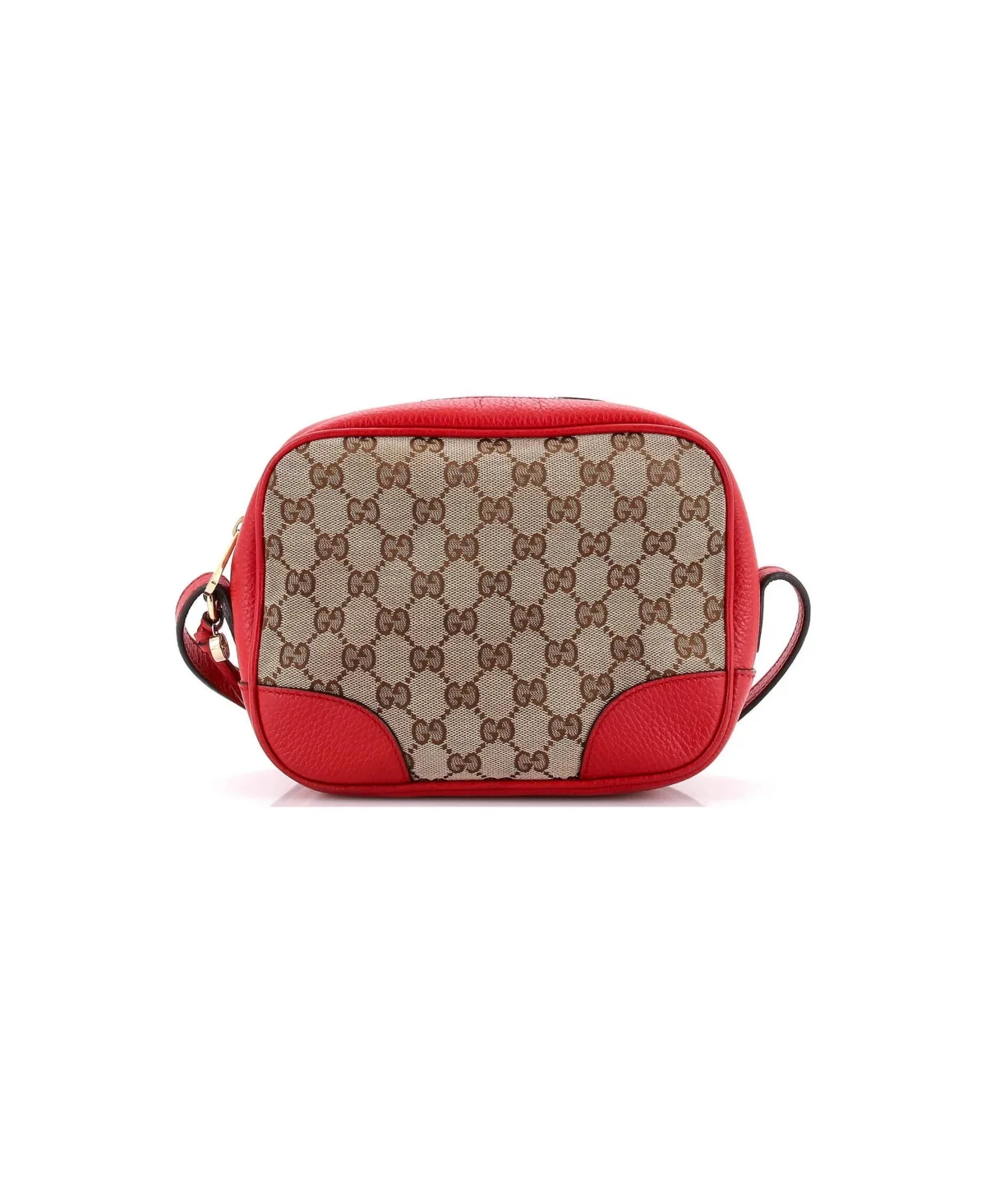 Pre-Owned Gucci Mini Bree Disco Crossbody Bag Gg Canvas with Leather