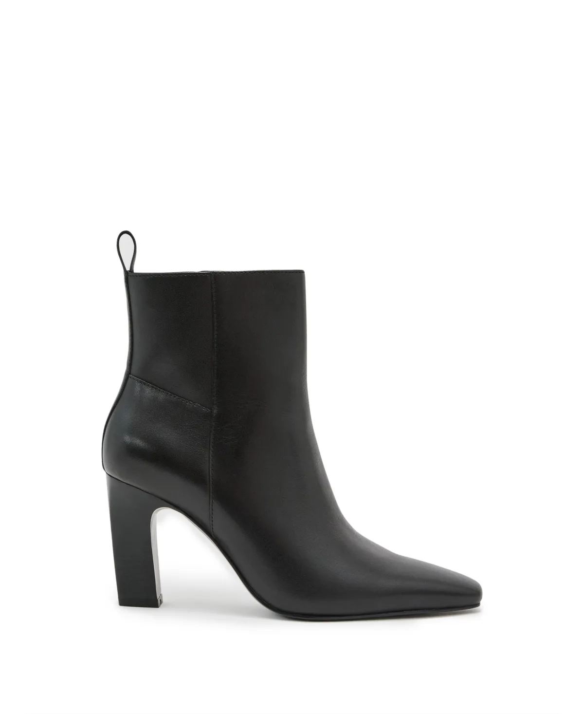 Blakely Square-Toe Block-Heel Ankle Boots by Reiss