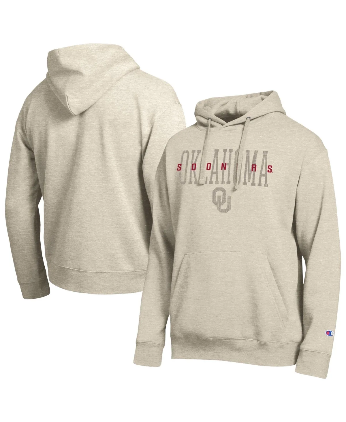 Oklahoma Sooners All-Star Neutral Stack Relaxed-Fit Pullover Hoodie