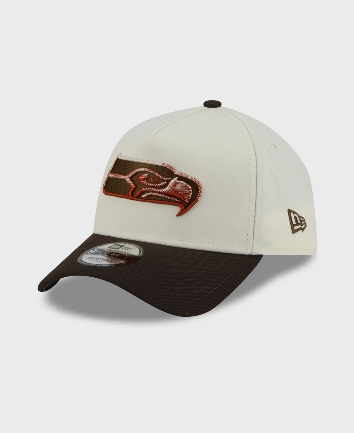 Seattle Seahawks Pumpkin Spice A-Frame 9FORTY Adjustable Hat by New Era
