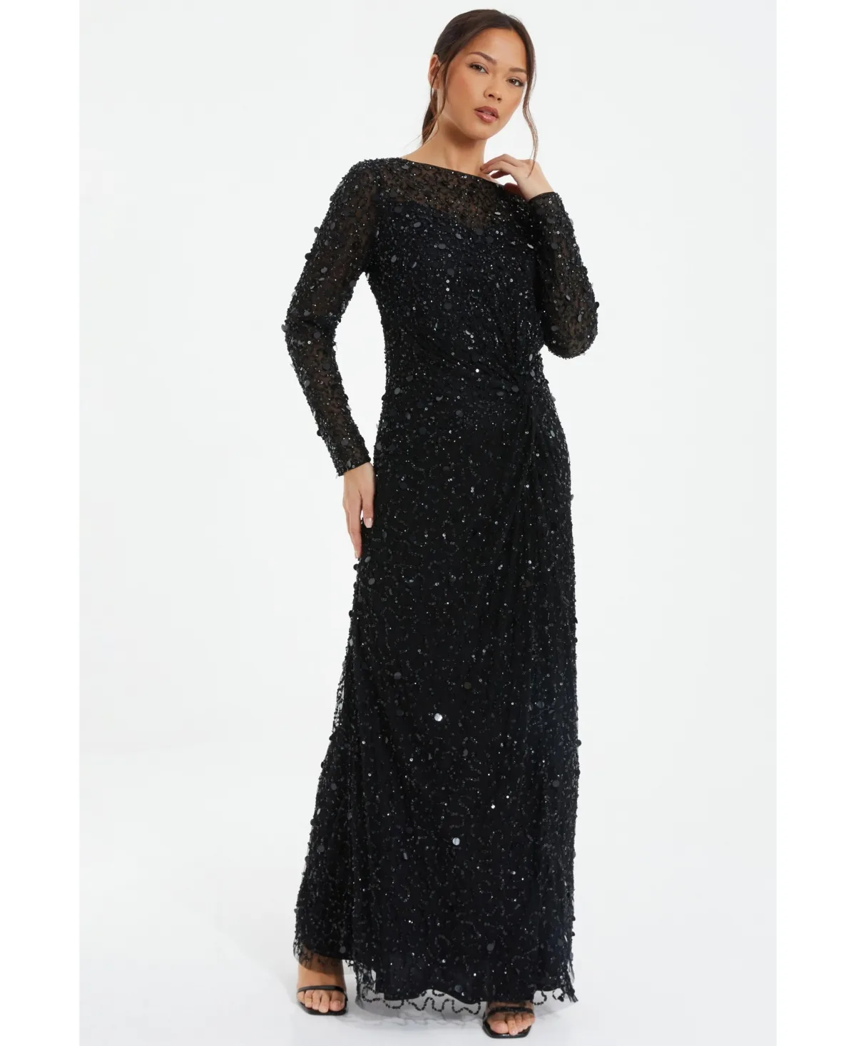 Twist Detail Maxi Dress