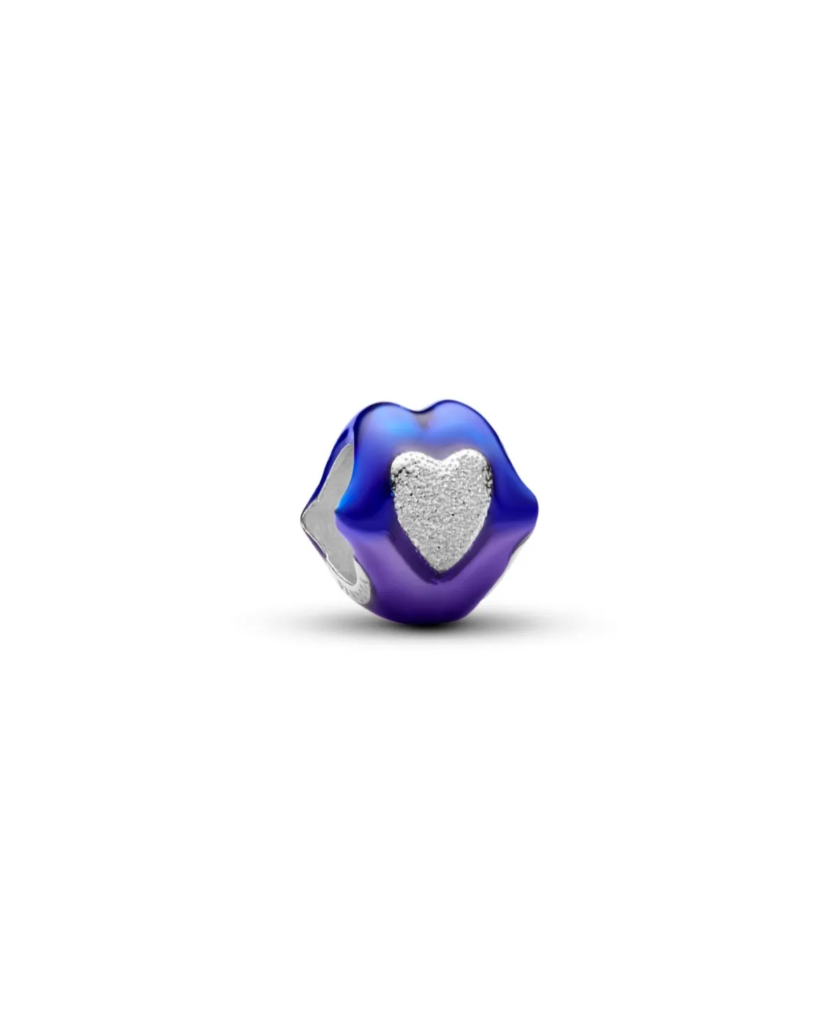 Sterling Silver the Lips of Love Heart Mini Charm by Pandora