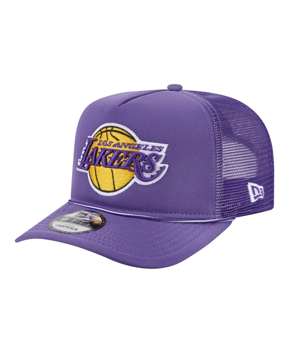 Los Angeles Lakers Faded Foam Front 9FIFTY A-Frame Adjustable Trucker Hat