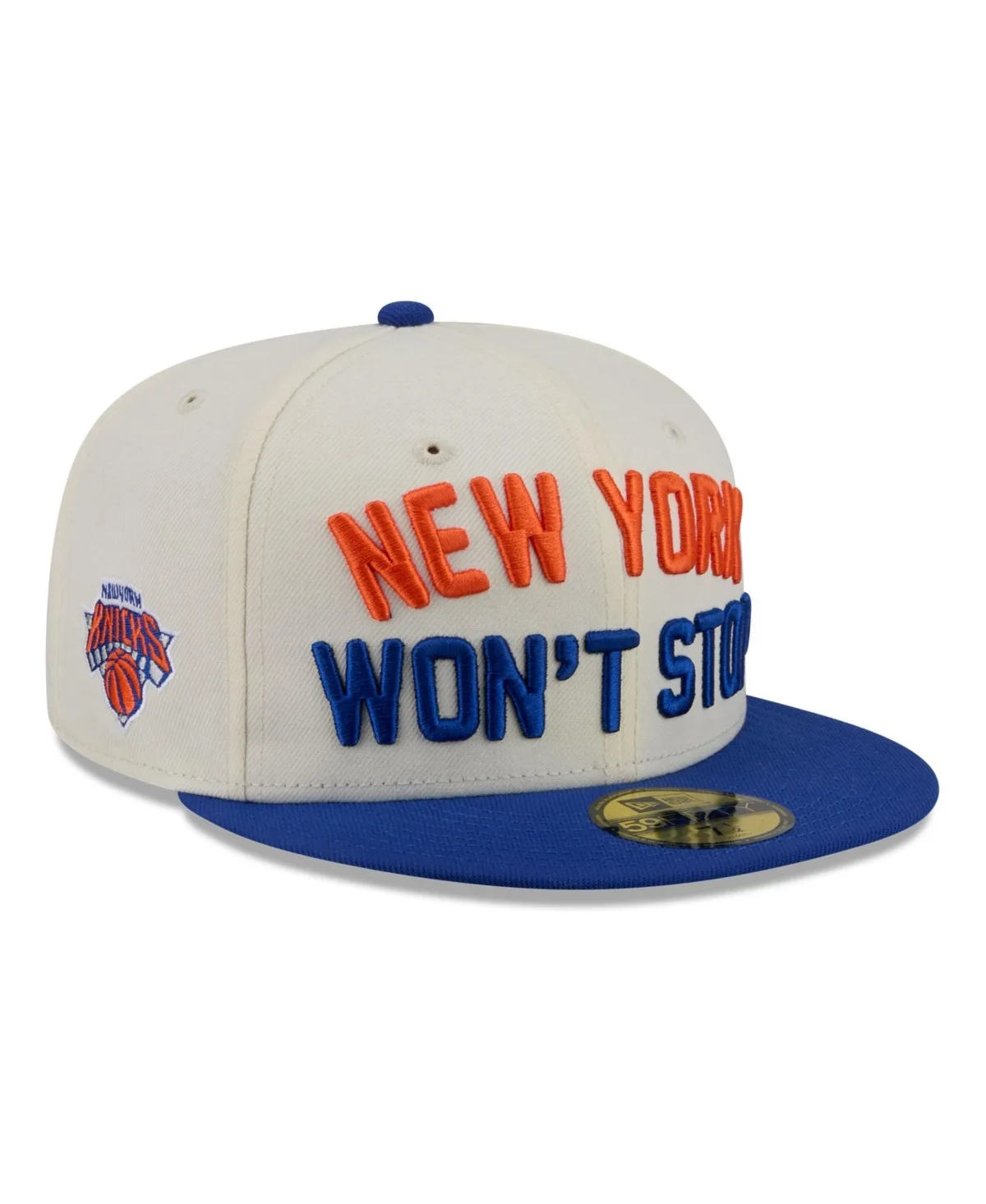 New York Knicks Ny Wont Stop Chrome 59FIFTY Fitted Hat by New Era