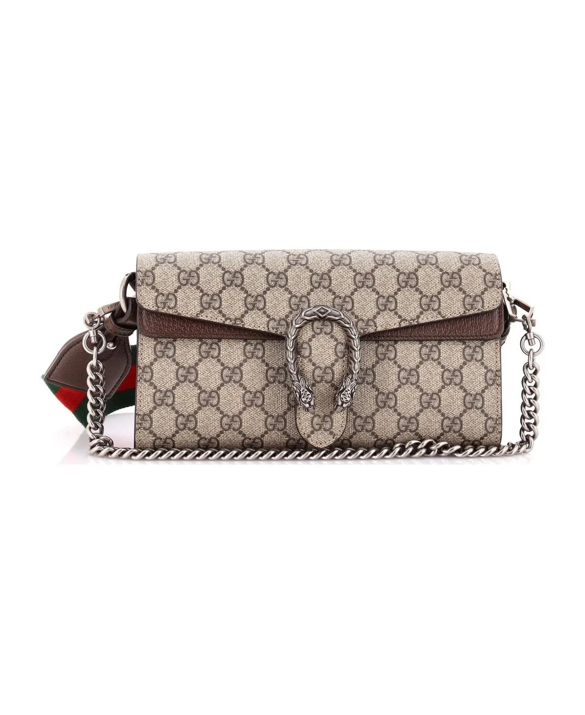 Pre-Owned Gucci Small Dionysus East-West Flap Bag Gg Coated Canvas by Gucci