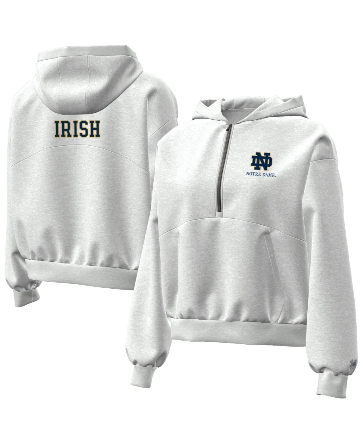Notre Dame Fighting Irish Icon Fleece Half-Zip Hoodie