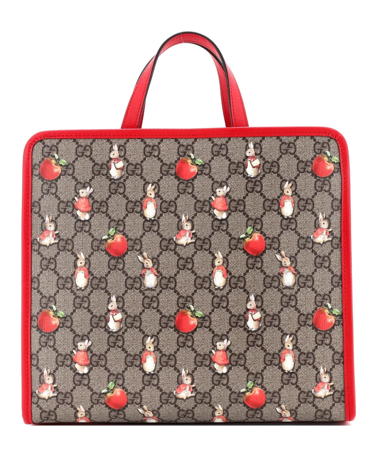 Pre-Owned Gucci x Peter Rabbit Tote Printed Gg Coated Canvas by Gucci