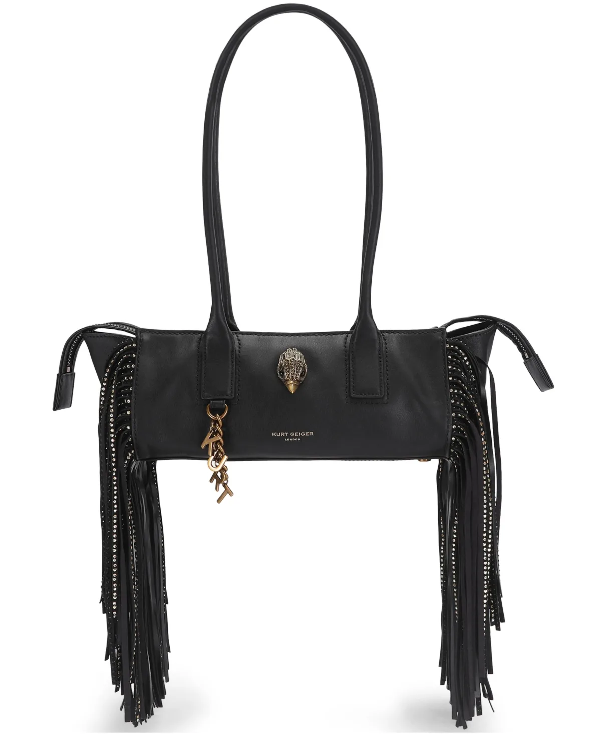 Kurt Geiger London Sloane East West Fringe Small Shoulder Handbag by Kurt Geiger