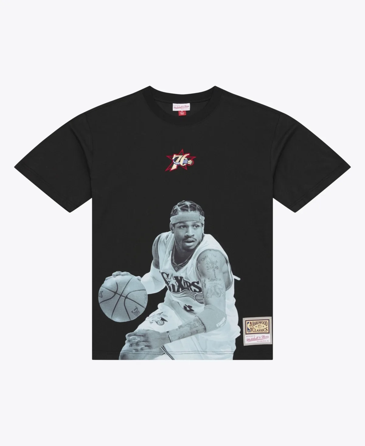 Allen Iverson Philadelphia 76ers Hardwood Classics Player T-Shirt