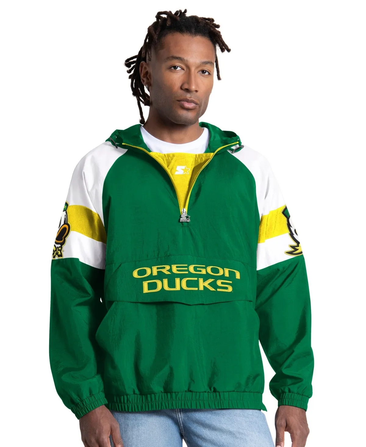 Oregon Ducks Street Cut Half-Zip Jacket