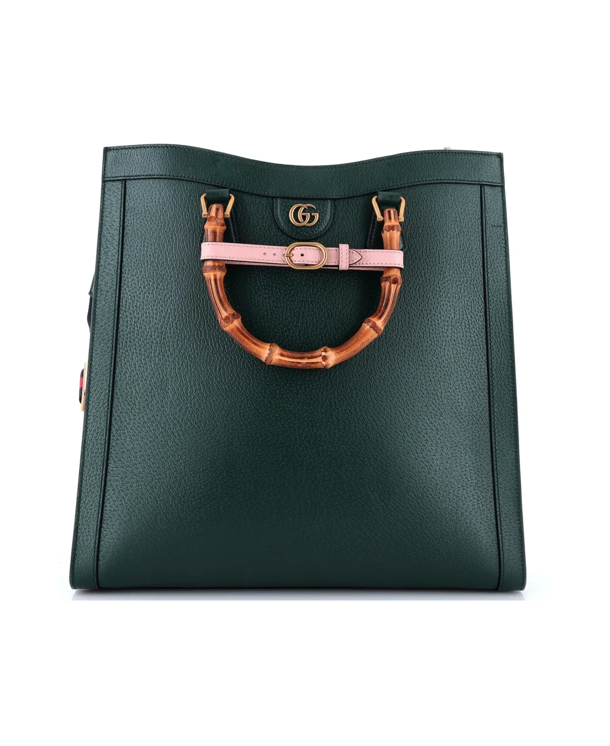 Pre-Owned Large Diana Nm Bamboo Handle Tote Leather by Gucci
