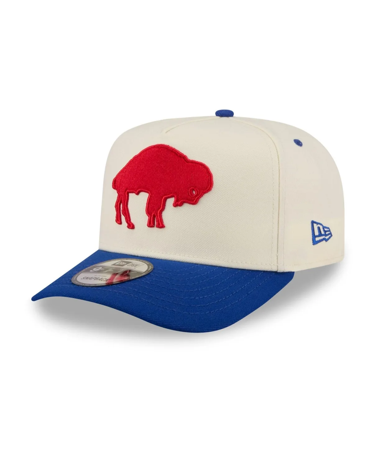 Buffalo Bills Rear Wordmark A-Frame 9FIFTY Snapback Hat by New Era