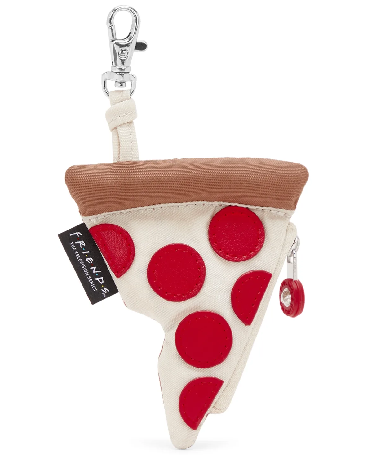 Friends Pizza-Shaped Clip-On Bag Charm by Kipling