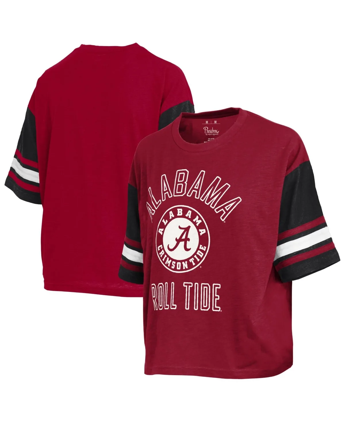 Crimson Alabama Crimson Tide Sunday Color Block Seal T-Shirt