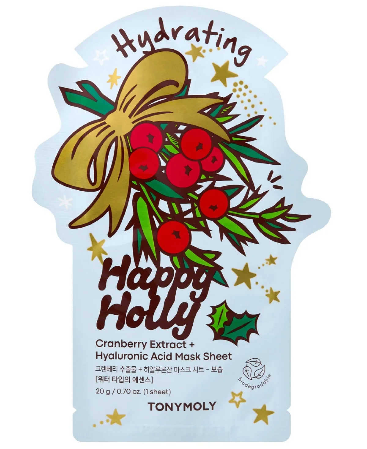 Happy Holly Sheet Mask, 0.7 oz by Tonymoly