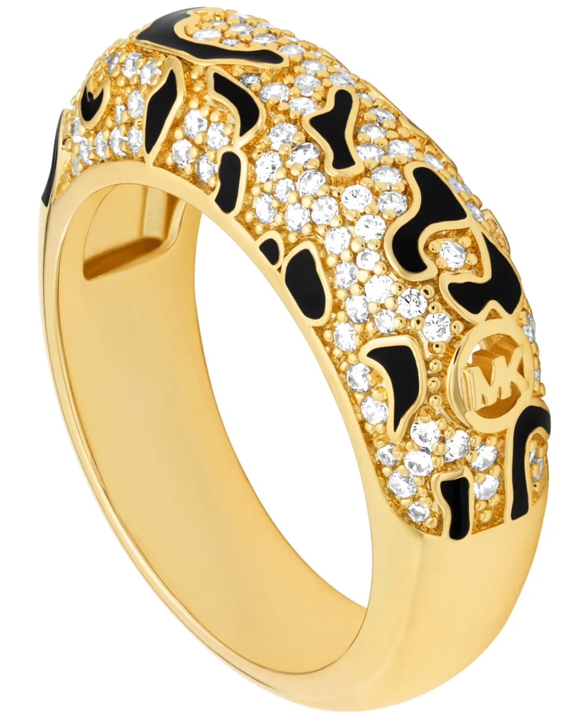 Cubic Zirconia Pave Leopard Ring by MICHAEL Michael Kors