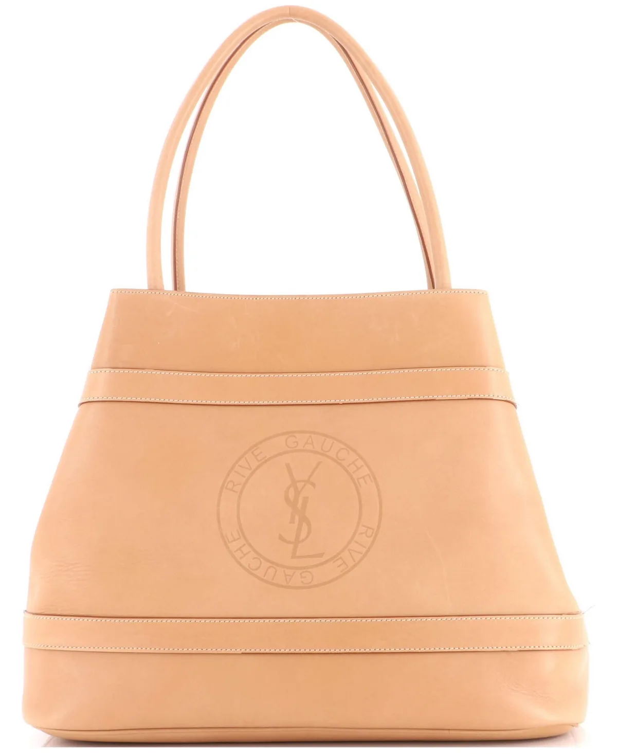Pre-Owned Saint Laurent Large Rive Gauche Tote Bag Leather by Saint Laurent