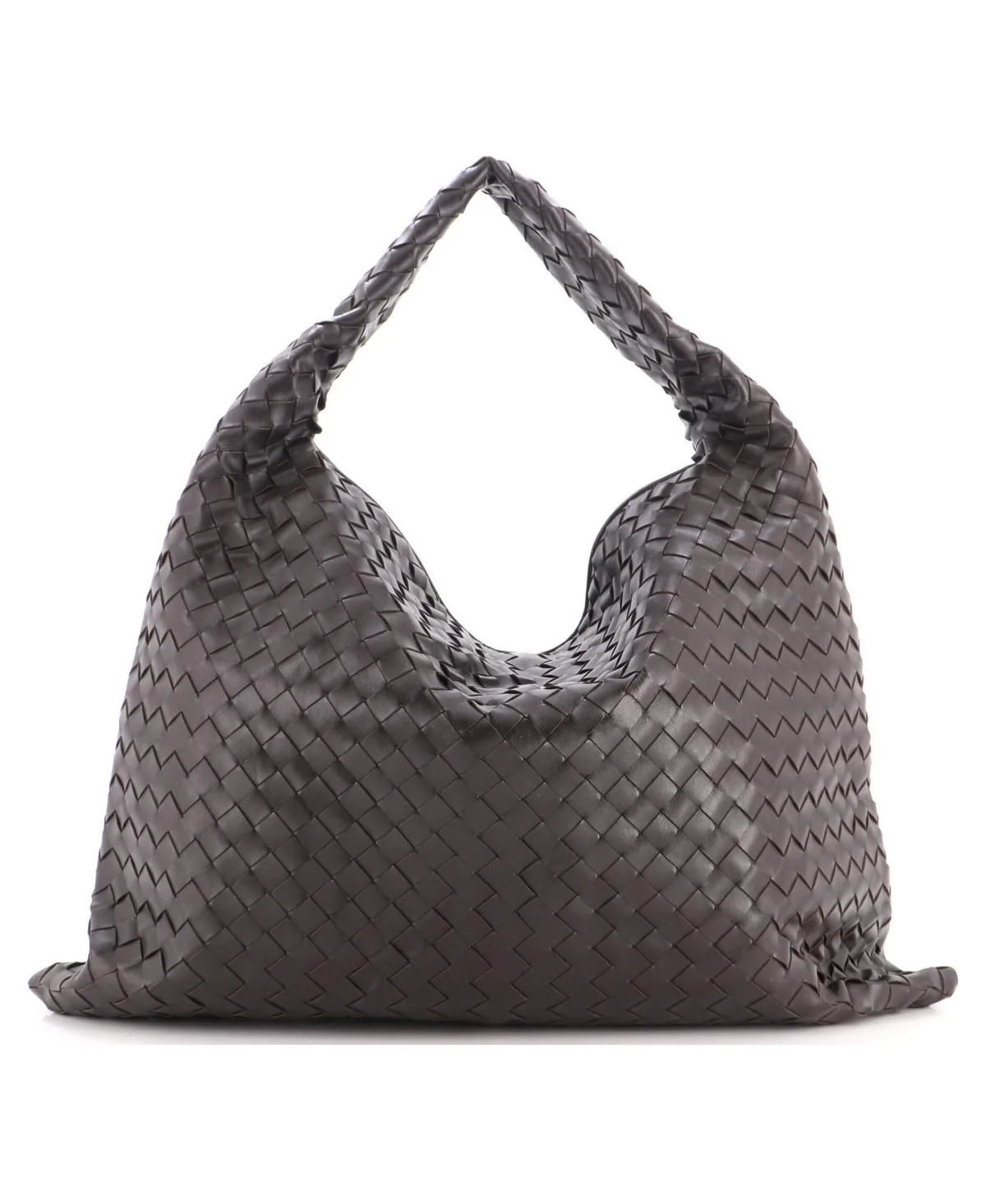 Pre-Owned Bottega Veneta Large Hop Hobo Intrecciato Leather
