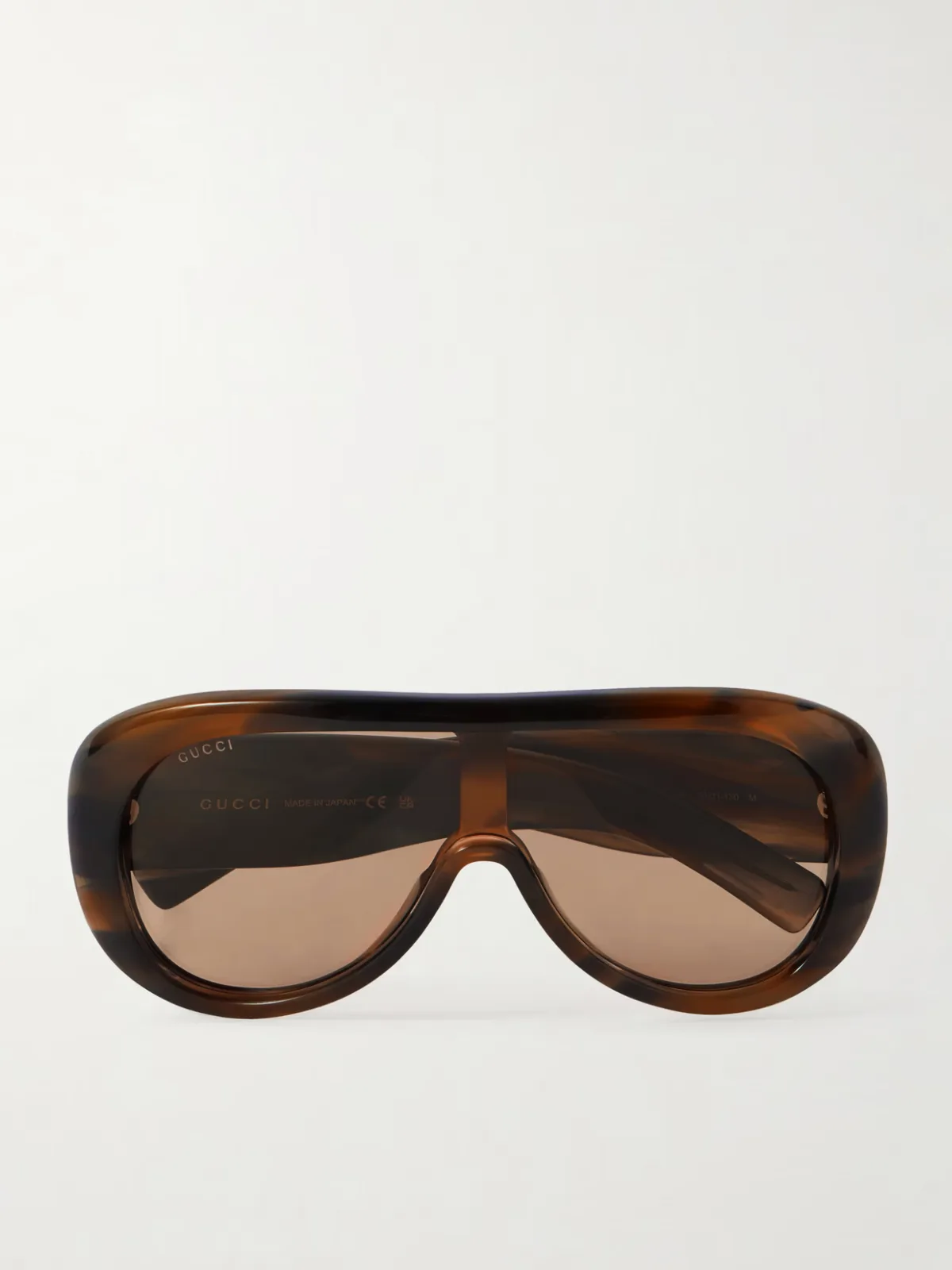 - D-frame Tortoiseshell Acetate Sunglasses -