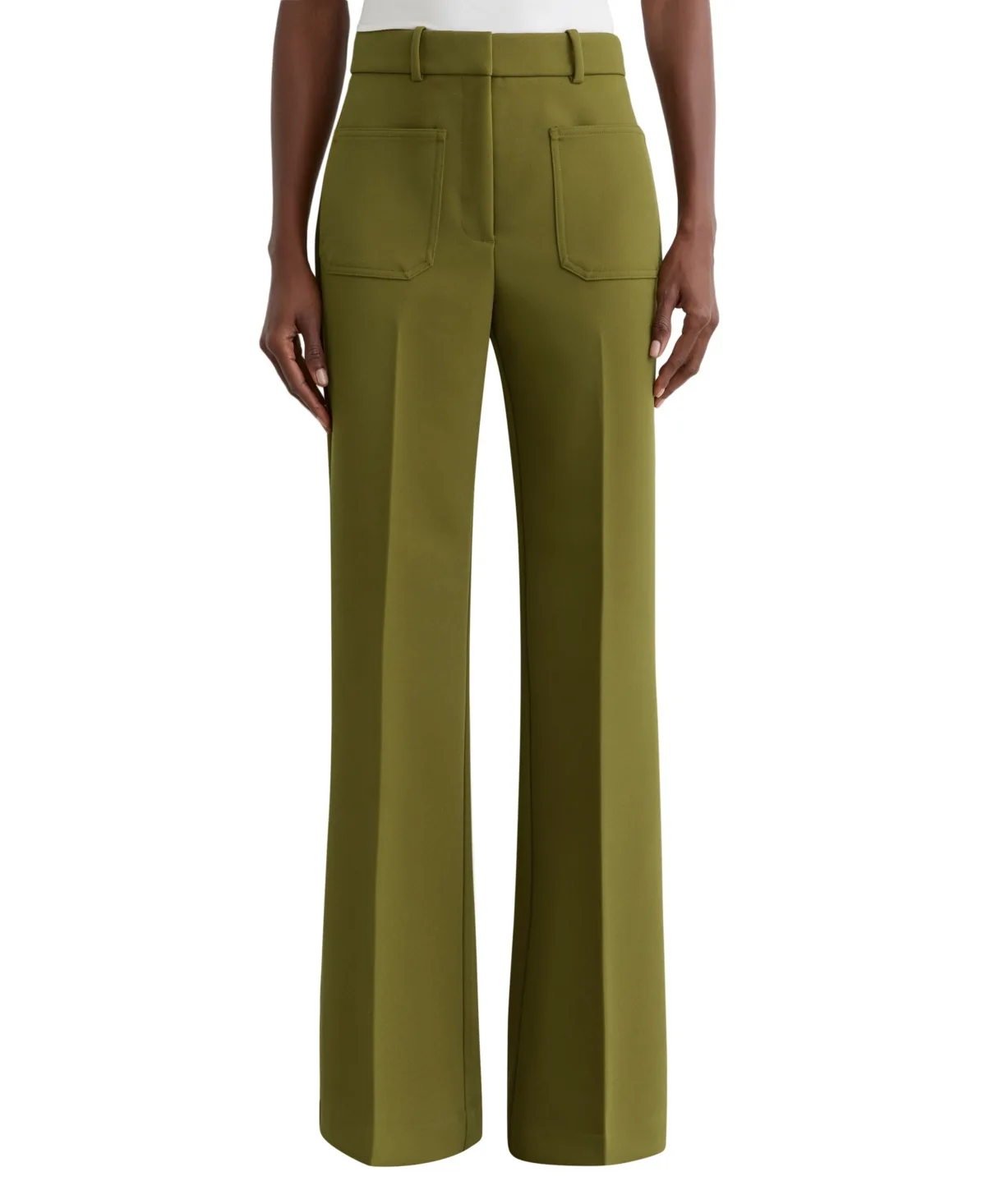 Priya High-Rise Wide-Leg Pants