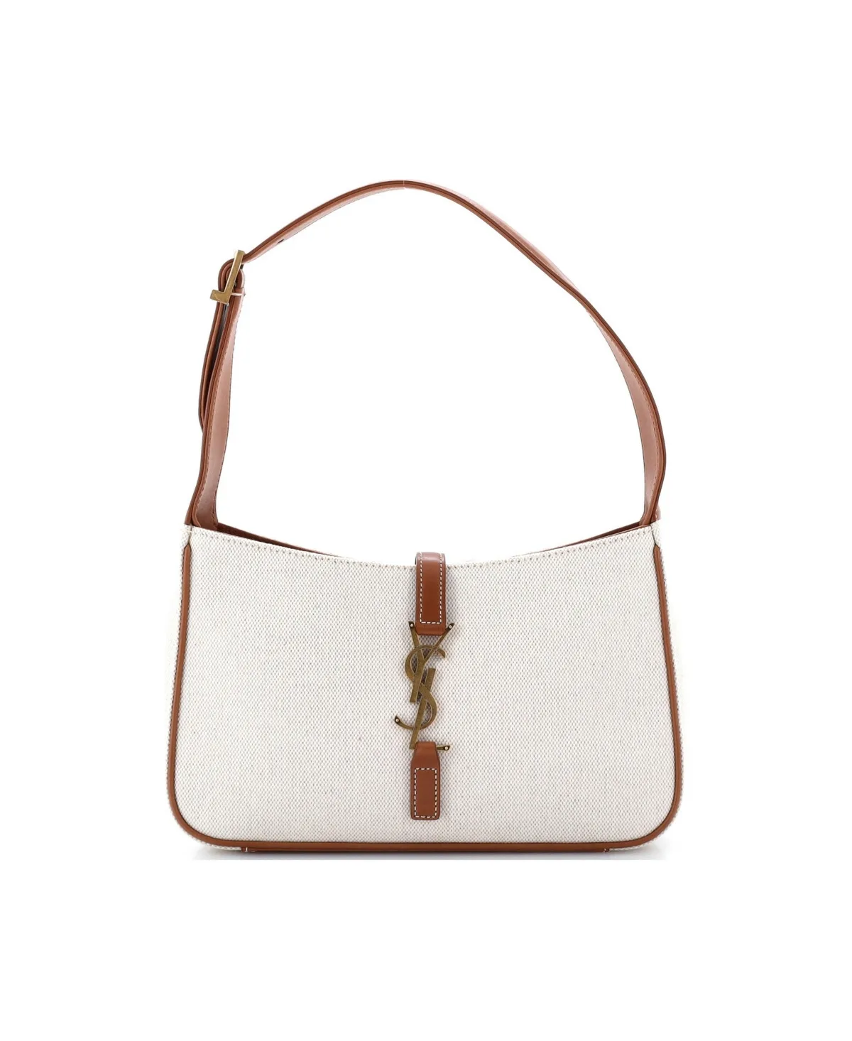 Pre-Owned Saint Laurent Small Le 5 a 7 Hobo Canvas by Saint Laurent