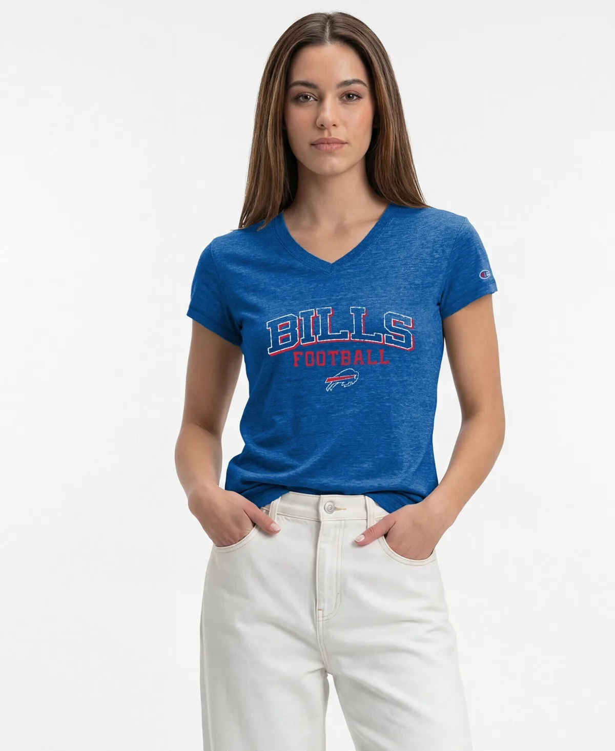 Buffalo Bills Triumph Tri-Blend V-Neck T-Shirt