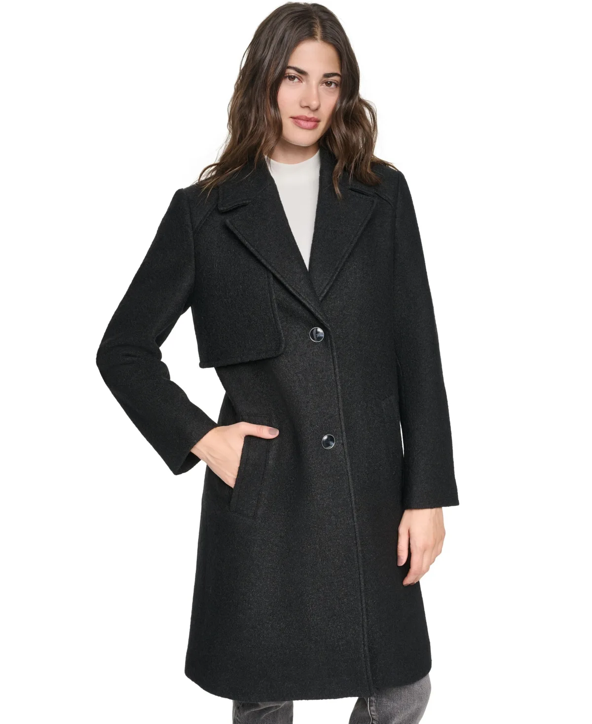 Besette Boiled Wool Coat