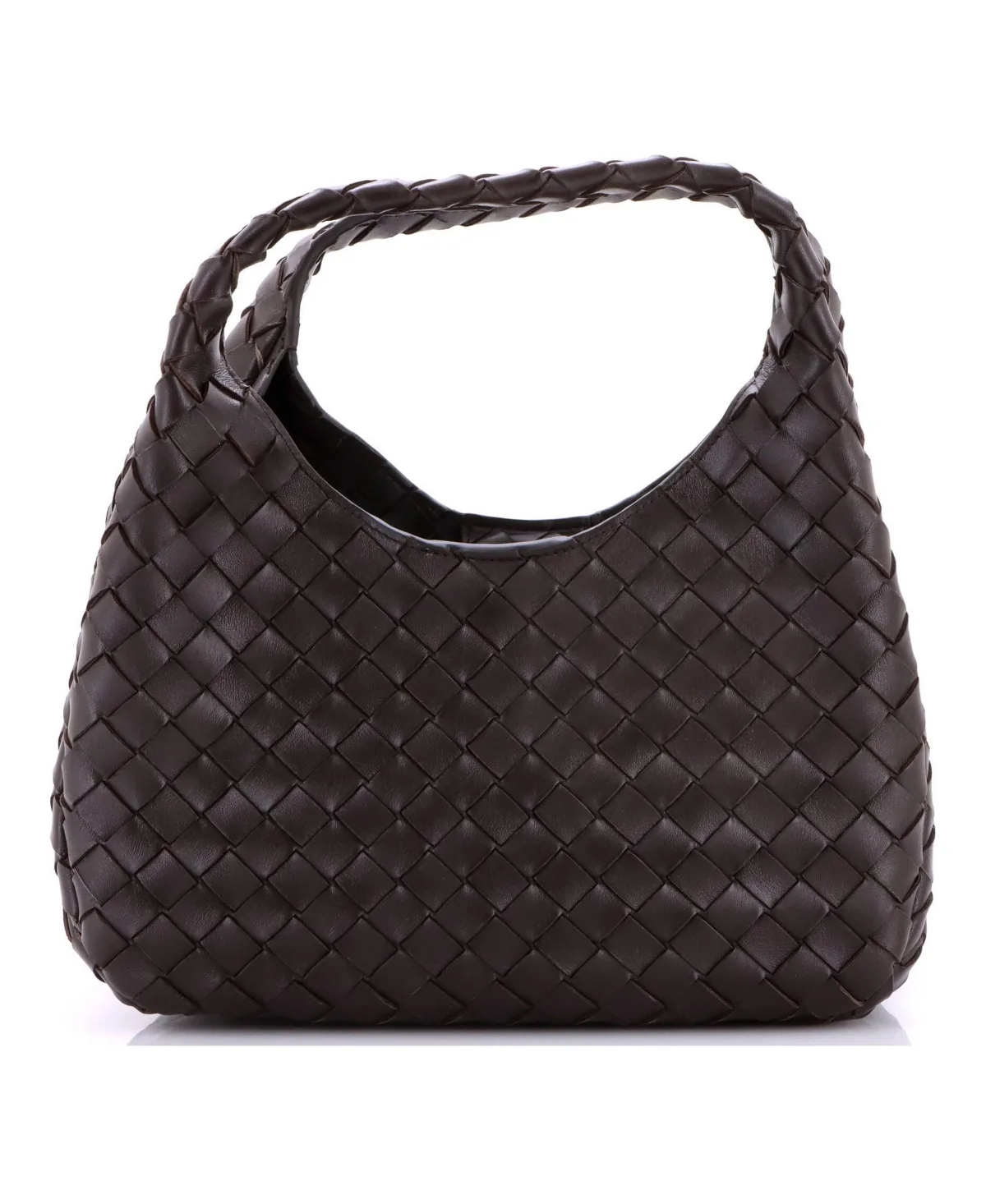 Pre-Owned Bottega Veneta Small Campana Nm Hobo Intrecciato Leather