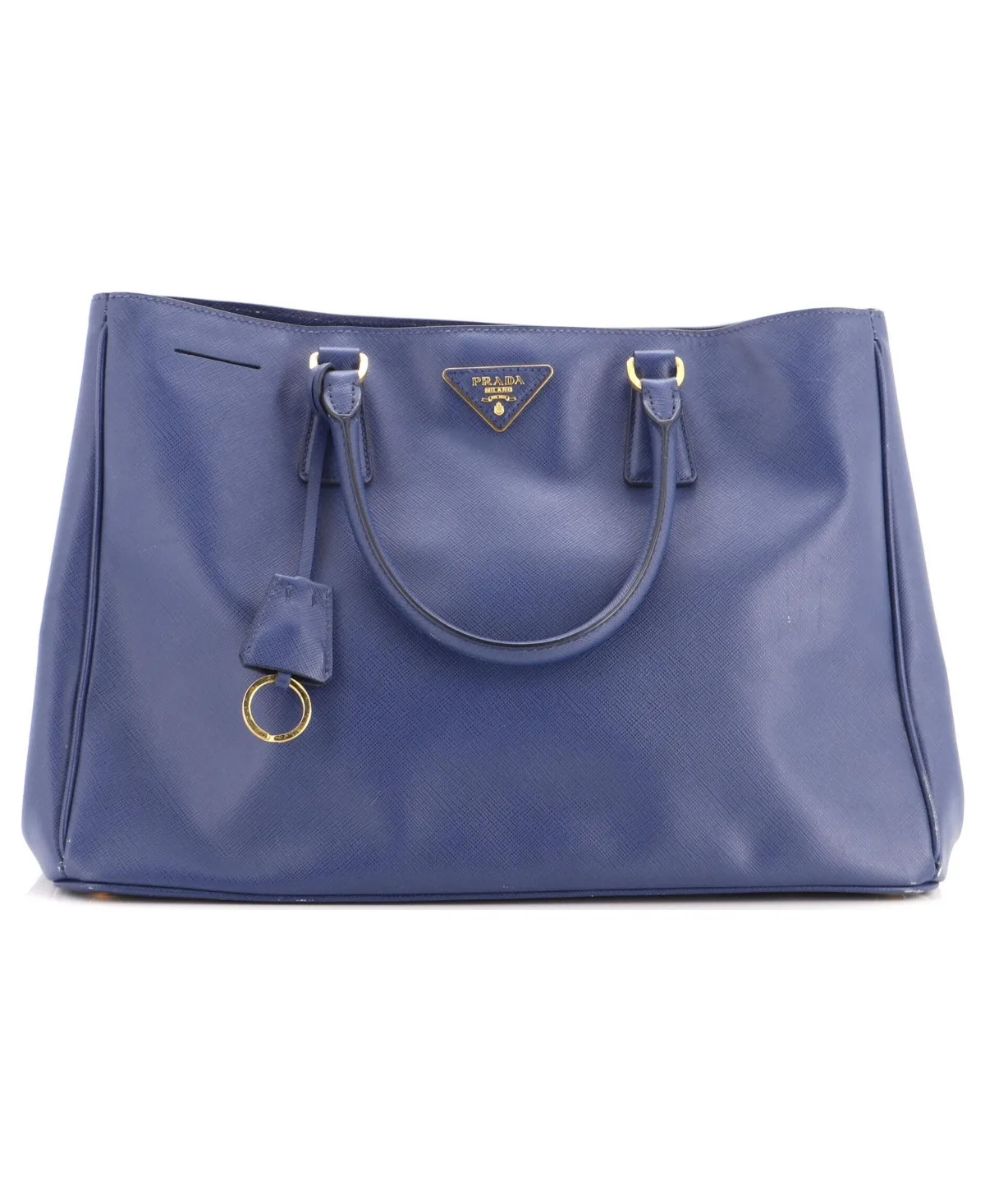 Pre-Owned Large Lux Open Tote Saffiano Leather by Prada