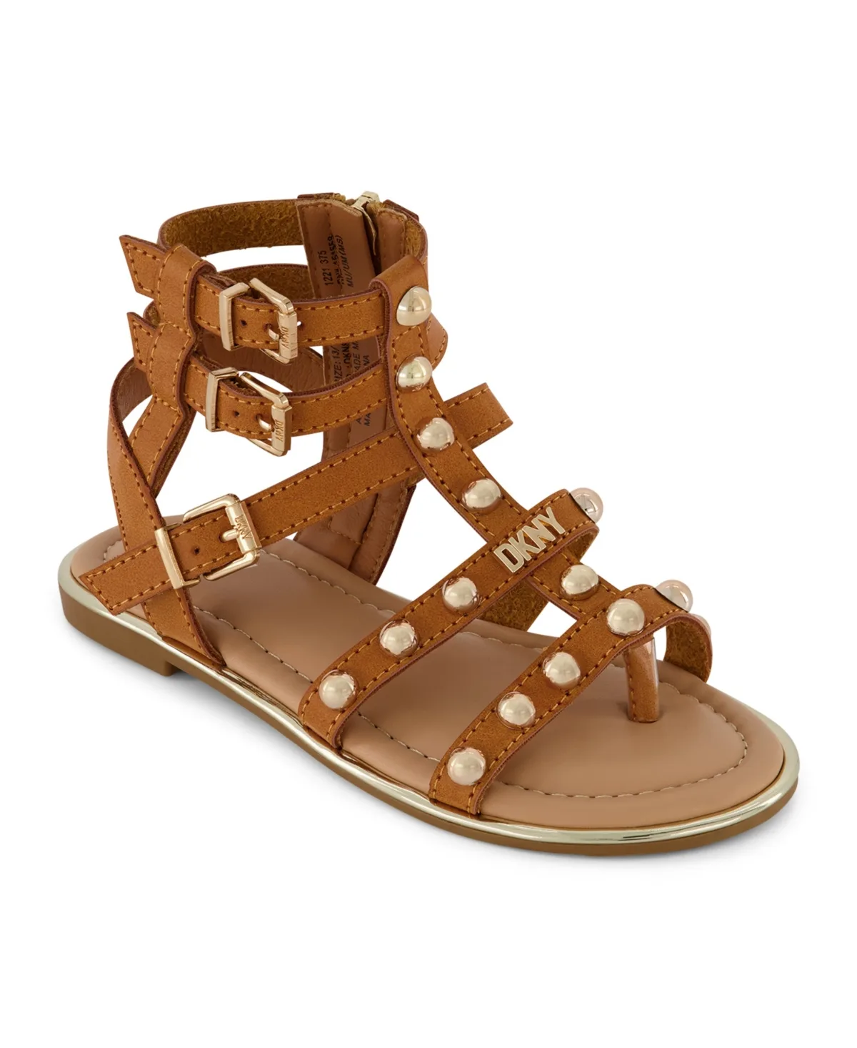 Padded Studded Gladiator Sandals by DKNY