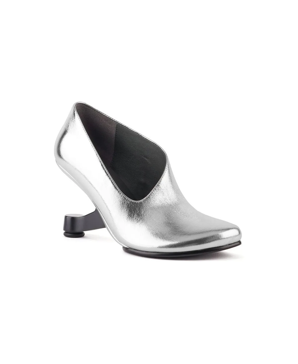Eamz Ella Architectural Heel Round Toe Pumps by United Nude