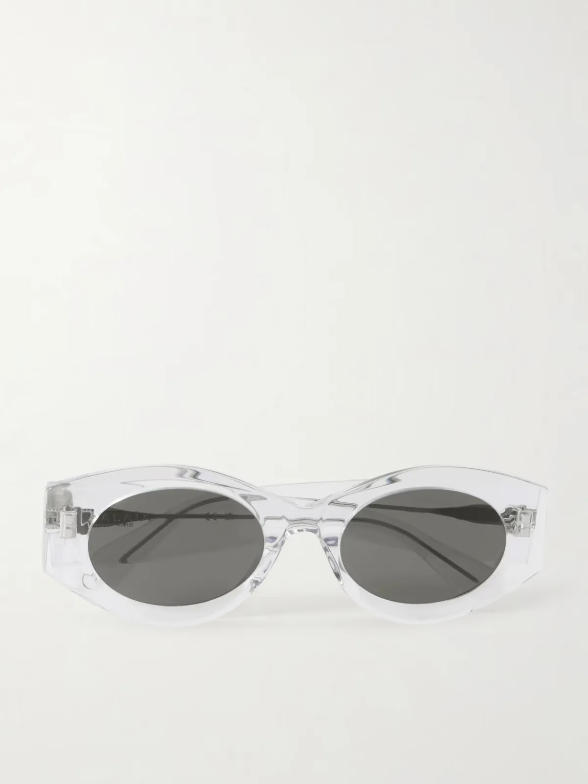 - Lettering Round-frame Acetate Sunglasses -