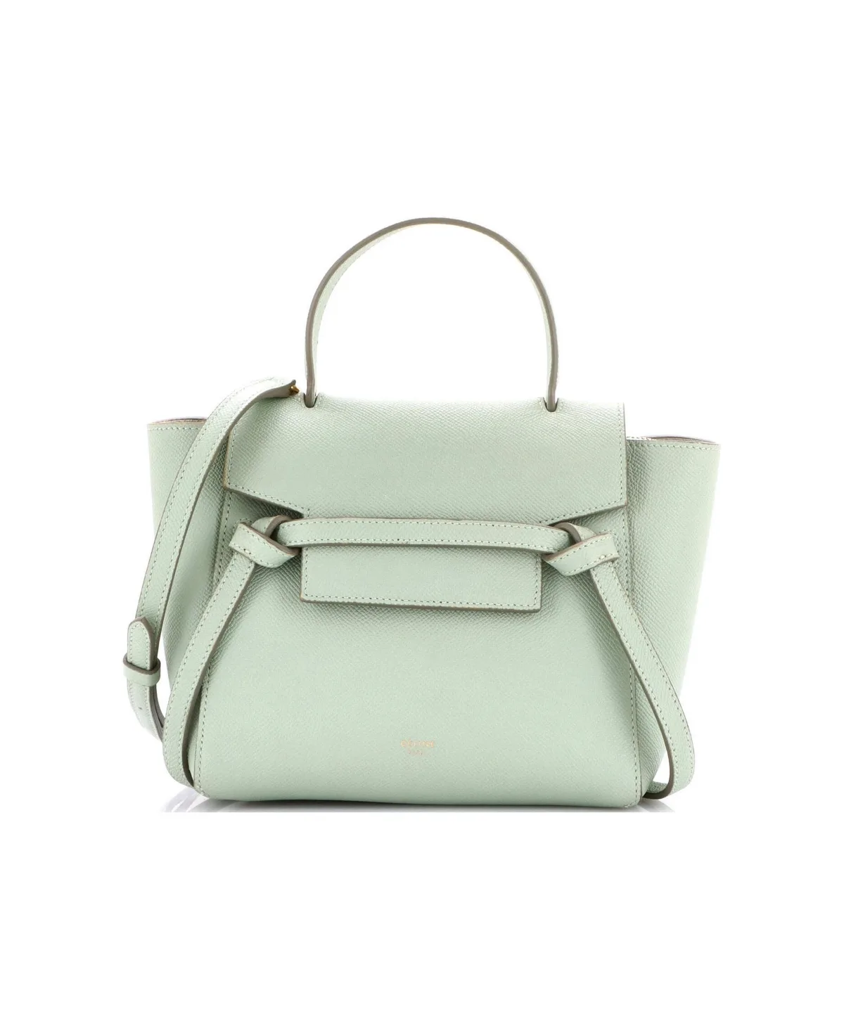 Pre-Owned Celine Pico Belt Bag Textured Leather by Celine